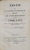 ESSAIS SUR LA VALACHIE ET LA  MOLDAVIE , THEATRE DE L 'INSURRECTION DITE YPSILANTI par M. LE CONTE DE SALABERRY , 1821