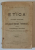 ETICA CONFORM PROGRAMEI DE INSTRUCTIUNE MORALA PENTRU INVATAMANTUL SECUNDAR , EDITIA I de I. GAVANESCUL , 1928 , PREZINTA URME DE UZURA