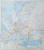 EUROPE , HARTA FIZICO - ADMINISTRATIVA , SCARA 1 : 6488.064 , DENUMIRI IN ENGLEZA , THE NATIONALGEOGRAPHIC MAGAZINE , 1969