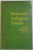 EXERCISES IN ENGLISH SYNTAX COMPOUND AND COMPLEX SENTENCES , 1973