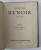 EXPOSITION RENOIR 1841 - 1919 , preface par PAUL JAMOT , 1933