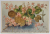 FELICITARE DE ANUL NOU , CROMOLITOGRAFIE , EMBOSATA , CU SIMBOLURI ADUCATOARE DE NOROC , CARTE POSTALA , 1904