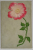 FLOARE PE FOND GRI , CARTE POSTALA EMBOSATA , PE HARTIE SPECIALA , 1908