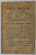 FOAIA TINERIMII , REVISTA BILUNARA , NR. 16 , APARUTA LA BUCURESTI , 1919