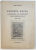 FOLETUL NOVEL - CALENDARULLUI CONSTANTIN BRANCOVEANU , 1693 - 1704 de EMIL VIRTOSU , 1942