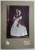 FOTO JULIETTA , BUCURESTI , MANECHIN IN ROCHIE DE SECOL XIX , FOTOGRAFIE  CABINET , INCEPUTUL SEC .XX