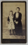FOTOGRAF A. MOLNAR , CRAIOVA , DOUA FETITE IN STUDIO , FOTOGRAFIE C.D.V. , SFARSITUL SEC. XIX