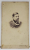 FOTOGRAF A. SCHIVERT , IASI , PORTRET DE BARBAT , FOTOGRAFIE TIP C.D.V. , SFARSITUL SEC. XIX