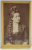 FOTOGRAF DRESCHER M. , TANARA CU COC SI ROCHIE NEAGRA , FOTOGRAFIE C.D.V. , SFARSITUL SEC. XIX