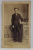FOTOGRAF FRANZ DUSCHEK , BUCURESTI , TANAR CU MELON , FOTOGRAFIE C.D.V. , SFARSITUL SEC. XIX