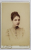 FOTOGRAF FRANZ MANDY , BUCURESTI , TANARA CU COC , FOTOGRAFIE TIP C.D.V. , SFARSITUL SEC. XIX