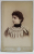 FOTOGRAF I. SPIRESCU , BUCURESTI , TANARA CU GULER DIN DANTELA , FOTOGRAFIE C.D.V. , CCA. 1900