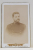 FOTOGRAF  J. GERSTL , BUCURESTI ,  TANAR OFITER IN STUDIO , FOTOGRAFIE TIP C.D.V , SFARSITUL SEC. XIX