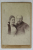 FOTOGRAF J. JEROME , CARANSEBES , CUPLU IN STUDIO , FOTO CABINET , SFARSITUL SEC. XIX