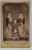 FOTOGRAF K.F. ZIPSER , CRAIOVA , FOTOGRAFIE DE GRUP , FEMEI SI COPII , FOTOGRAFIE C.D.V. , A DOUA JUMATATE A SEC. XIX , VEZI DESCRIERE !