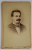 FOTOGRAF NESTOR HECK , IASI , DOMN CU MUSTATA SI PAPION , FOTOGRAFIE C.D.V. , 1879