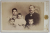 FOTOGRAF S. KORN , BUCURESTI, FAMILIE CU TREI COPII IN STUDIO , FOTOGRAFIE CABINET , CCA. 1900