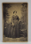 FOTOGRAFIE C.D.V. , DOAMNA CU ROCHIE NEAGRA , SFARSITUL SEC. XIX