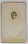 FOTOGRAFIE C.D.V. , STUDIO CARL PUTTRIGE , MITAU , TANARA  CU ROCHIE CU BULINE , 1899