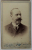 FOTOGRAFIE C.D.V. , STUDIO CHARLES SCOLIK , VIENA , BARBAT CU BARBA , SFARSITUL SEC. XIX