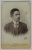 FOTOGRAFIE C.D.V. , STUDIO SZILAGYI , BUDAPEST , TANAR CU CRAVATA , FOTOGRAFIE PENTRU ACT PERSONAL , SFARSITUL SEC. XIX
