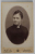 FOTOGRAFIE C.D.V. , STUDIO WILHELM LAU , BREGENZ , DOAMNA CU ROCHIE NEAGRA , SFARSITUL SEC. XIX