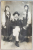 FOTOGRAFIE DE FAMILIE  , TINERI IN COSTUME POPULARE, FORMAT CARTE POSTALA