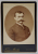 FRANZ MANDY , BUCAREST , FOTOGRAFIE CABINET , TANAR CU MONOCLU , SFARSITUL SEC. XIX