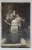 GRUP DE DOAMNE,  IN JURUL UNEI FANTANI CU INSCRIPTIA ' CAROL I ' , CARTE POSTALA ILUSTRATA , 1924