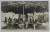 GRUP DE MILITARI IN UNIFORMA AUSTRO - UNGARA , IN GRADINA UNUI RESTAURANT , CARTE POSTALA , 1909