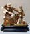 Grup statuar din lemn sculptat si fildes, Sec 19