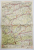 HARTA ZONEI SIBIU - BLAJ - SIGHISOARA   , LITOGRAFIE DE M.D. MOLDOVEANU , 1936, POLICROMA