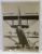 HIDROAVION CU SASE MOTOARE , LA SOL , LA INSPECTIA TEHNICA , FOTOGRAFIE , PERIOADA INTERBELICA