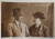 I.L. CARAGIALE SI AL . DAVILA , FOTO - LUX , PIATA TEATRULUI , BUCURESTI , FORMAT CARTE POSTALA , INCEPUT DE SEC. XX