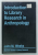 INTRODUCTION TO LIBRARY RESEARCH IN ANTHROPOLOGY by JOHN M. WEEKS , 1991