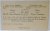 INVITATIE LA CUNUNIA RELIGIOASA , FORMAT CARTE POSTALA , 1937