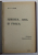IUBIREA , URA SI FRICA - ASPECTE PSIHANALITICE de Dr. C. VLAD , 1928