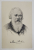 JOHANNES BRAHMS ( 1833 - 1897 ) , COMPOZITOR GERMAN , PORTRET SI SEMNATURA REPRODUSA A COMPOZITORULUI , CARTE POSTALA , INTERBELICA