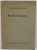 KANTS RELIGION von HERMAN SCHMALENBACH , TEXT IN LB. GERMANA CU CARACTERE GOTICE , 1929