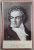 L. VAN BEETHOVEN , PORTRET , GRAVURA REPRODUSA , FOTOGRAFIE TIP CABINET , INCEPUTUL SEC. XX