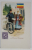 LA  POSTE EN ROUMANIE , POSTAS ROMAN CU BICICLETA LANGA O TANARA , CROMOLITOGRAFIE , CARTE POSTALA , CLASICA