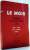 LE MOIS SYNTHESE DE L ' ACTIVITE MONDIALE , 1938