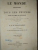 LE MONDE HISTOIRE TOUS LES PEUPLES DEPUI LES TEMPS LES PLUS RECULES par M.E. DE LOSTALOT BACHOUE, TOM NEUVIEME, 1re et 2e parties, PARIS 1859