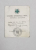 LEGIUNEA ARHANGHELUL MIHAIL  - AJUTORUL LEGIONAR , CARNETEL CU TIMBRU IN INTERIOR  , 30 NOIEMBRIE 1940