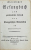 Manual de cantece crestine pentru uzul comunitatilor crestine din Transilvania - 1823