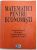 MATEMATICI PENTRU ECONOMISTI  - TEORIE SI APLICATII de DRAGOMIRA BAZ ...SORIN BAZ , 2001