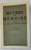 MATIERE ET MEMOIRE , ESSAI SUR LA RELATION DU CORPS A L 'ESPRIT par HENRI BERGSON , 1929 , COPERTE REFACUTE