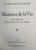 MAXIMES DE LA VIE - REFLEXIONS SENTENCES ET MAXIMES par LA ROCHEFOUCAULD , CARTE DE FORMAT MIC , EDITIE INTERBELICA