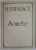 MIHAI EMINESCU , SONETE , editie ingrijita de PETRU CRETIA , cu 32 reproduceri dupa manuscrise , 1991