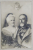 M.S REGELE CAROL I AL ROMANIEI SI M.S . REGINA ELISABETA LA 40 DE ANI DE DOMNIE  , CU SEMNATURILE REPRODUSE , CARTE POSTALA ILUSTRATA , 1910